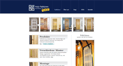 Desktop Screenshot of holzfalttuer.de